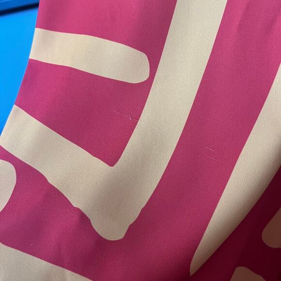 Mossi Printed Trapeze Dress Orange Resort Print - Picture 5 of 5